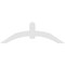 Ekena Millwork Archdale Architectural Grade PVC Gable Bracket, 72"W x 24"H x 2"D x 6"F, 8/12 Pitch GBP072X24X0206ARC00 - alternate 5